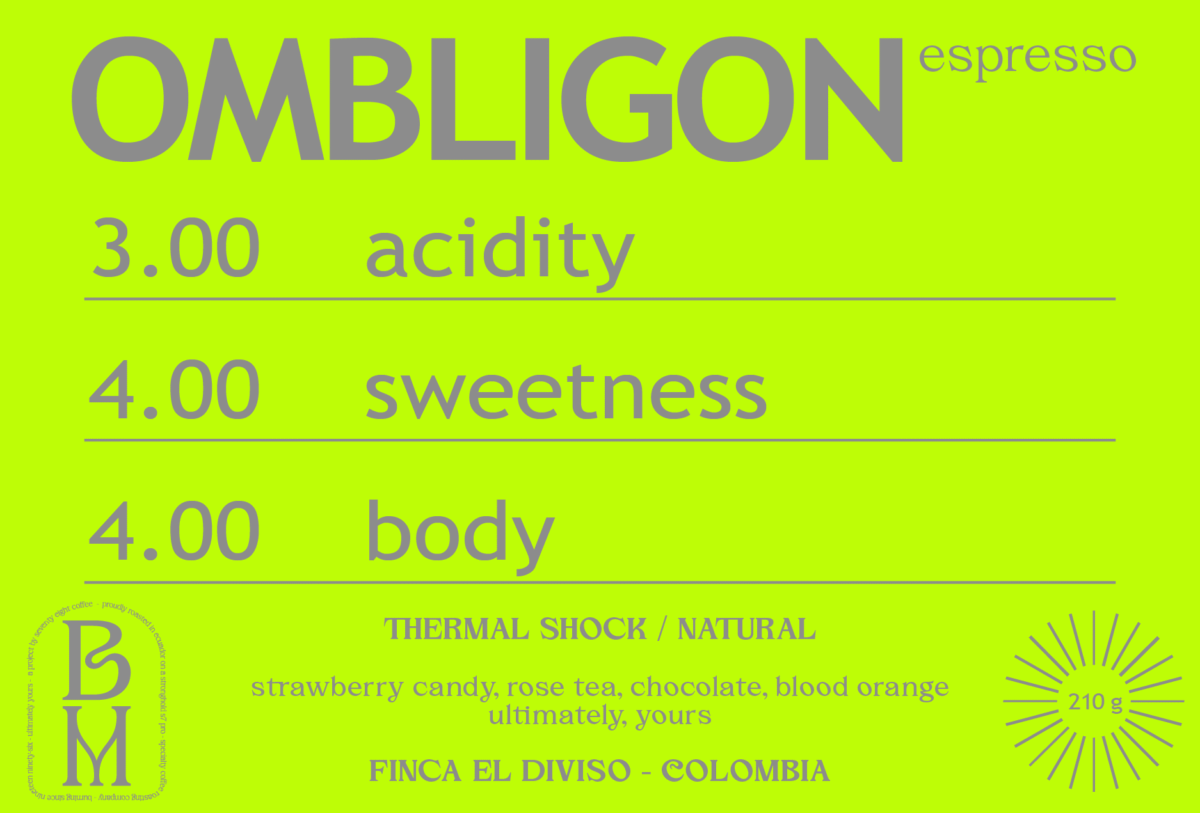 THERMAL SHOCK NATURAL OMBLIGON from FINCA EL DIVISO