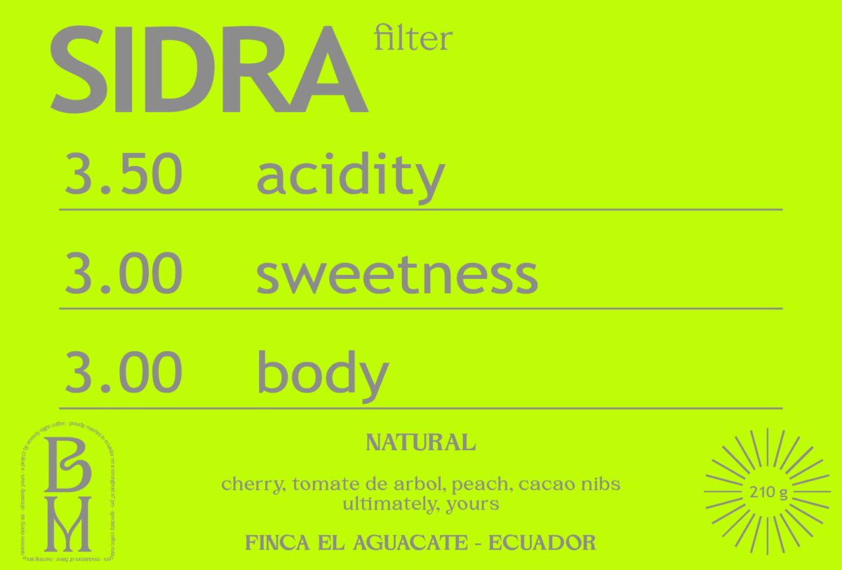 NATURAL SIDRA from FINCA EL AGUACATE