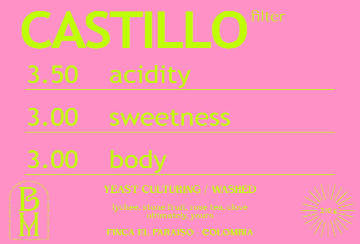 LYCHEE YEAST CASTILLO from EL PARAISO